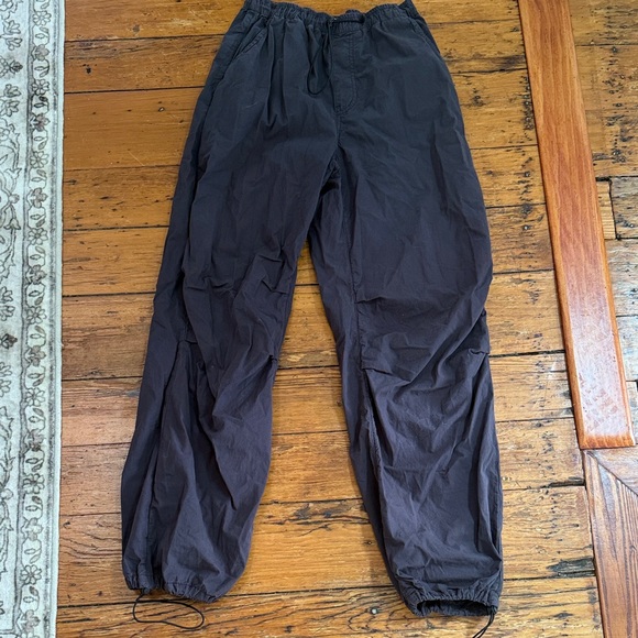 Zara Charcoal Drawstring Jogger Pants - Picture 2 of 4